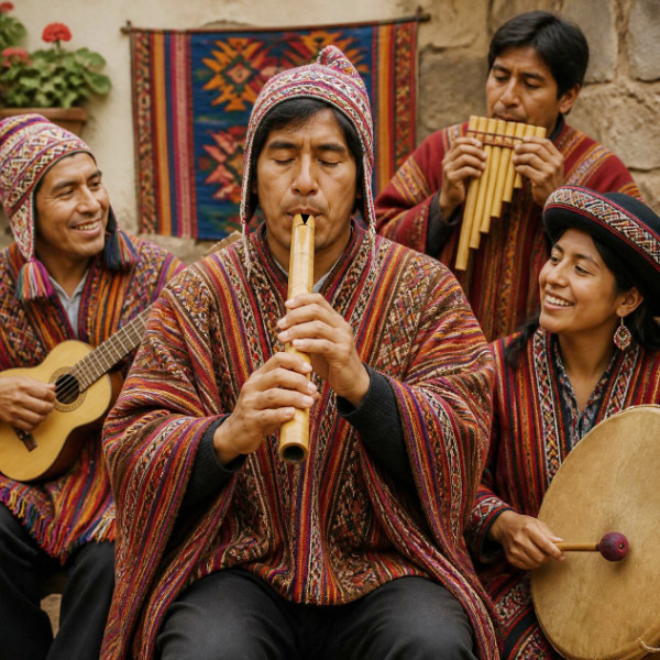Peruaner machen Musik